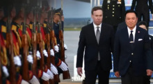 Der thailändische Premierminister Anutin Charnvirakul wird bei seiner Ankunft in Kasan mit militärischen Ehren empfangen. Foto: The Nation