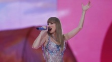Die US-amerikanische Sängerin und Komponistin Taylor Swift in Madrid. Foto: epa/Juanjo Martin