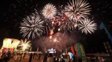 Ein Feuerwerk über dem Strand von Hua Hin zählte zu den Höhepunkten des Festivals. Bild: Mayor of Hua Hin