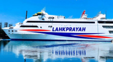 Die geplante Lakprayah Ferry soll künftig Passagiere sowie Fahrzeuge zwischen Don Sak und Koh Samui transportieren. Bild: Around SURAT THANI Update