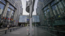 Das Europäische Parlament in Brüssel. Foto: epa/Olivier Hoslet