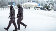 Finland schließt die Grenze zu Russland, um Asylsuchende aufzuhalten. Foto: epa/Janne Kuronen