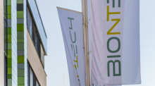 Das Pharma-Unternehmen Biontech hat seinen Hauptsitz in Mainz. Foto: Andreas Arnold/dpa