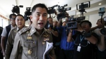 Thailands stellvertretender nationaler Polizeichef Pol. Gen. Surachate „Big Joke“ Hakparn. Foto: epa-efe/Rungroj Yongrit