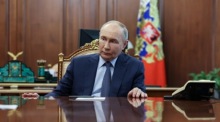 Russischer Präsident Wladimir Putin in Moskau. Foto: epa/Alexander Kazakov