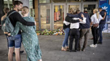 Nach der Schießerei in einem dänischen Einkaufszentrum. Foto: epa/Mads Claus Rasmussen