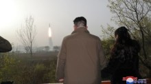 Nordkorea testet neuen Typ der ICBM Hwasongpho-18. Foto: epa/Kcna