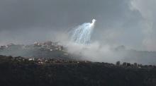 Israelisches Militär führt Luftangriffe auf den Südlibanon durch. Foto: epa/Atef Safadi