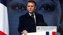 Französischer Präsident Emmanuel Macron in Paris. Foto: epa/Gonzalo Fuentes