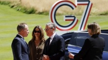 Frankreich richtet den G7-Gipfel in Évian-les-Bains aus. Foto: epa/Yoan Valat