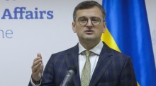 Außenminister der Ukraine Dmytro Kuleba in Kiew. Foto: epa/Sergey Dolzhenko