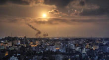 Der palästinensisch-israelische Konflikt eskaliert. Foto: epa/Mohammed Saber
