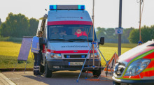 Polizei, Suchhunde und zahlreiche Einsatzkräfte sind in Renningen auf der Suche nach einem vermissten Kleinkind im Einsatz. Foto: dpa/Onw-images/enrique Kaczor