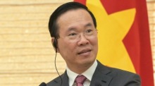 Vietnamesischer Präsident Vo Van Thuong. Foto: epa/Richard A. Brooks
