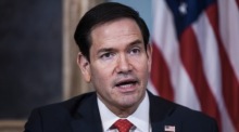US-Außenminister Marco Rubio spricht bei der Unterzeichnung eines Rohstoffabkommens zwischen den USA und der EU. Foto: epa/Jim Lo Scalzo