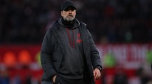 Der Trainer des FC Liverpool, Jürgen Klopp, in Manchester. Foto: epa/Adam Vaughan