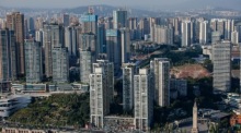 Überblick über das Stadtbild von Chongqing. Foto: epa/Wu Hao