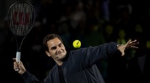 Der Schweizer Ex-Tennisspieler Roger Federer. Foto: epa/Alex Plavevski