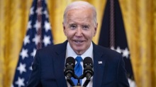 Präsident Joe Biden gibt einen Empfang zum Monat der Frauengeschichte im Weißen Haus. Foto: epa/Al Drago