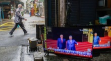 Taiwan verfolgt aufmerksam die Entwicklungen, während Trump und Xi sich in Peking treffen. Foto: epa/Ritchie B. Tongo
