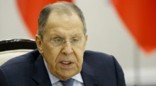 Russlands Außenminister Sergej Lawrow beim Gipfel der Außenminister der Organisation für kollektive Sicherheit. Foto: epa/Igor Kovalenko