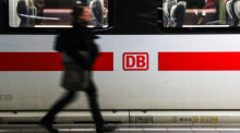 Deutsche Bahn in Frankfurt Main. Foto: epa/Armando Babani