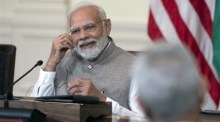 Indischer Premierminister Narendra Modi besucht Washington. Foto: epa/Chris Kleponis