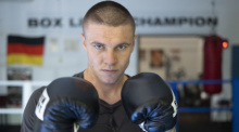 Simon Zachenhuber beim Training vor dem Kampf um den Weltmeistertitel der WBO im Supermittelgewicht am 25. Juli in Saudi-Arabien. Foto: Marijan Murat/dpa