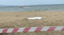 Der Fundort am Jomtien Beach wurde nach dem Auffinden des Leichnams weiträumig abgesperrt. Bild: TMN.TV