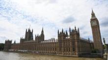 Eine Gesamtansicht des Parlaments in Westminster, London. Foto: epa/Neil Hall