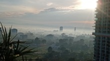 Pattaya ächzt unter hoher Luftverschmutzung. Foto: สุวิทย์ ยันกลาง