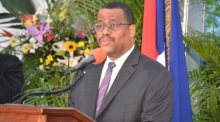 Haitianischer Premierminister Garry Conille in Port au Prince. Foto: epa/Jean Jacques Augustin