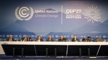 Cop27-Klimakonferenz in Sharm El-Sheikh. Foto: epa/Sedat Suna