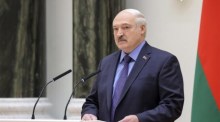 Der belarussische Präsident Lukaschenko bestätigt, dass der Gründer der Wagner-Gruppe Prigozhim im Land ist. Foto: epa/Belarus President Press-service /handout Handout