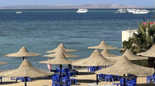 Ein Touristen-U-Boot ist nach Angaben von Rettungskräften vor dem ägyptischen Urlaubsort Hurghada im Roten Meer gesunken. Foto: STR/Ap/dpa