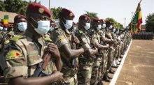 Die malischen Soldaten nach dem Putsch. Archivfoto: epa/H.DIAKITE