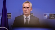 Nato-Generalsekretär Jens Stoltenberg. Foto: epa/Olivier Matthys