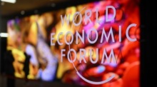 Vorbereitungen für das 54. Jahrestreffen des Weltwirtschaftsforums in Davos.Foto: epa/Laurent Gillieron