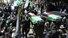 Proteste in Beirut gegen die Ermordung des verstorbenen Hamas-Führers Ismail Haniyeh. Foto: epa/Wael Hamzeh