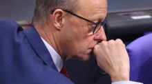 Bundeskanzler Friedrich Merz während einer Sitzung des Deutschen Bundestages in Berlin. EPA-EFE/CLEMENS BILAN
