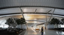 Der neue SAT-1-Terminal. Foto: epa/Rungroj Yongrit