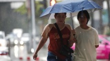 Das Wetteramt warnt vor Gewittern und örtlichem Starkregen. Foto: epa/Rungroj Yongrit