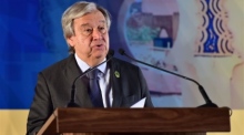 UN Secretary-General Antonio Guterres. Foto: epa/Jalal Morchidi