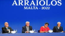 Treffen der Arraiolos-Gruppe in Malta. Foto: epa/Mateusz Marek