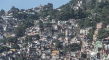 Rocinha, die Favela in Rio de Janeiro. Foto: epa/Andre Coelho