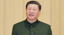 Ansprache von Xi Jinping vor der Informationsunterstützungstruppe der chinesischen Armee. Foto: epa/Xinhua