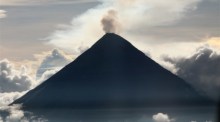 Der Mount Mayon. Foto: epa/Barbara Walton