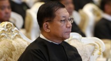 Min Aung Hlaing wird nach Parlamentsvotum Präsident, fünf Jahre nach dem Militärputsch gegen die gewählte Regierung. Foto: epa/Nyein Chan Naing