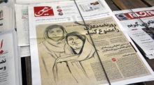 Eine iranische Journalistin wird wegen ihrer Berichterstattung über den Tod von Mahsa Amini der Verschwörung gegen das Land beschuldigt. Foto: epa/Abedin Taherkenareh