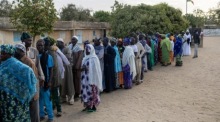 Die Präsidentschaftswahlen im Senegal. Foto: epa/Jerome Favre